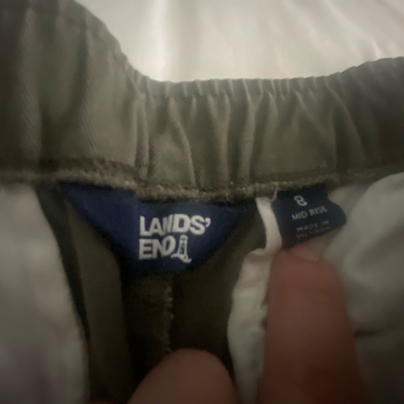 2 Midrise Pull On Cotton Chino Ankle Pants in black and olive - Picture 15 of 15